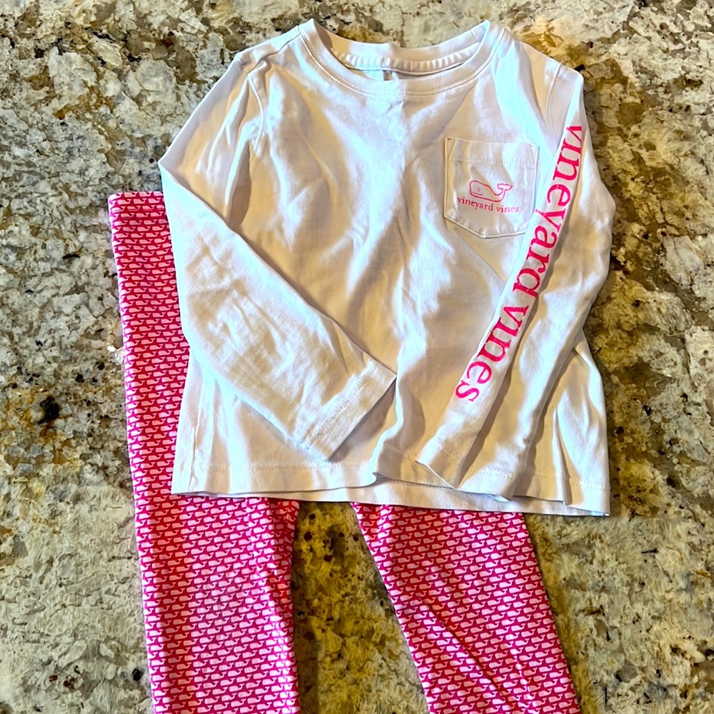 Toddler Vineyard Vines Long Sleeve & Leggings